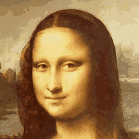 0 mona lisa animee