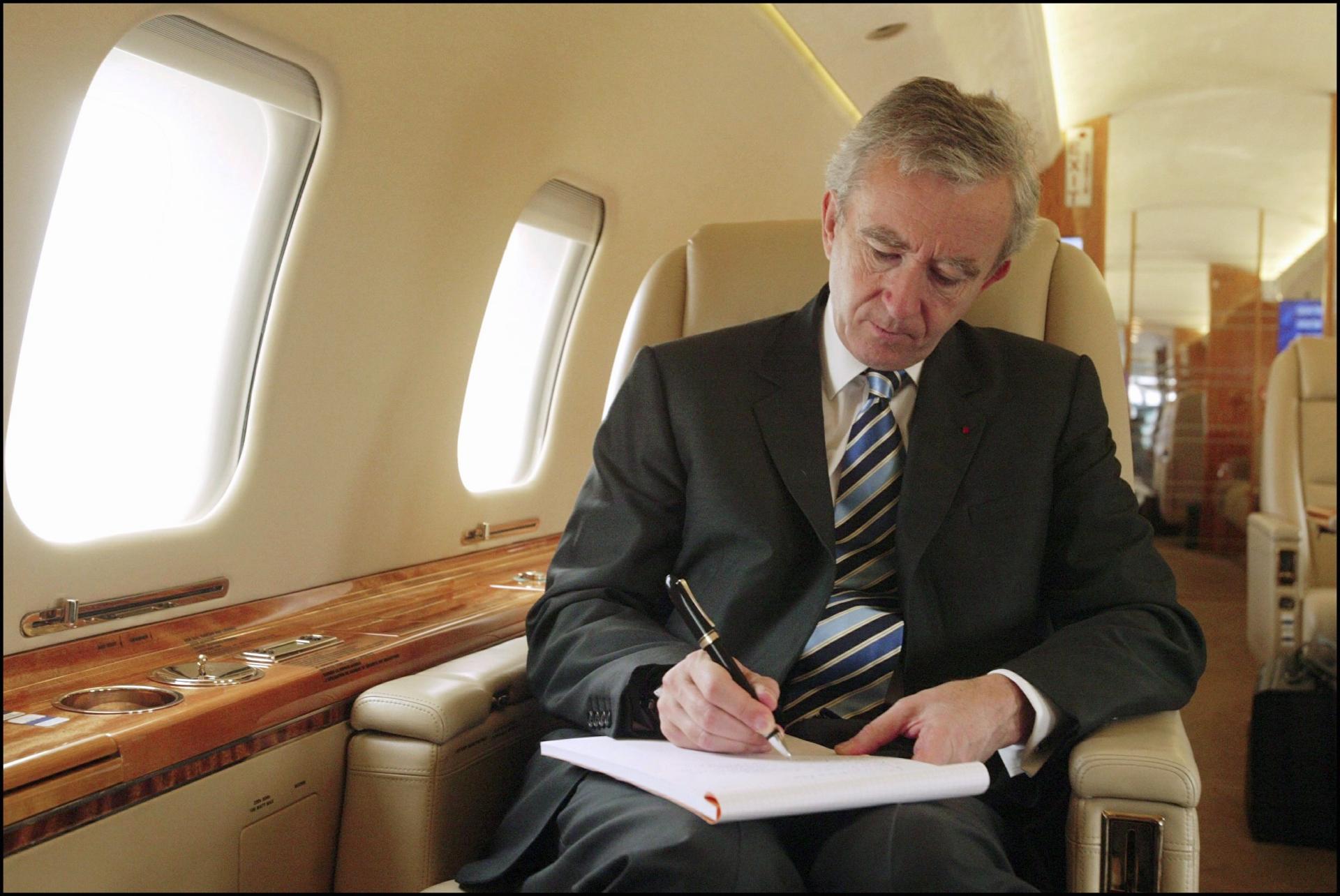 Arnault en jet