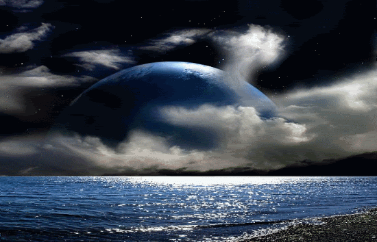 Coucher de planete