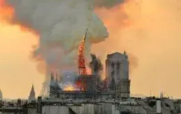 Fleche dame paris effondre 15 avril 2019