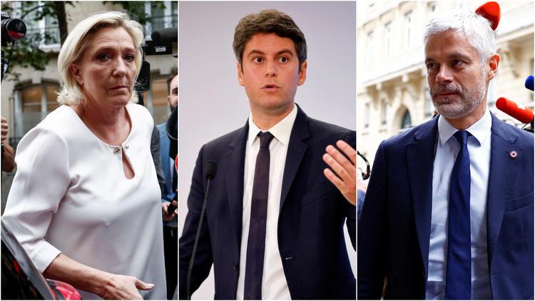 Le pen attal wauquiez