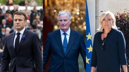Macron barnier le pen