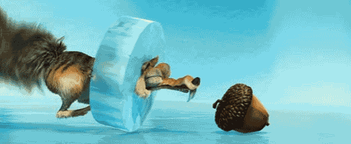 Scrat bloc de glace